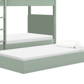 Universal Twin Storage Trundle Bed | Light Sage Kids Beds Babyletto 