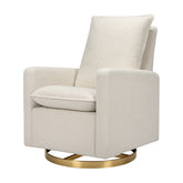 Cali Pillowback Swivel Glider | Ivory Boucle Rocking Chairs Babyletto 