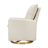 Cali Pillowback Swivel Glider | Ivory Boucle Rocking Chairs Babyletto 