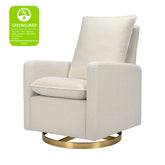 Cali Pillowback Swivel Glider | Ivory Boucle Rocking Chairs Babyletto 