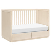 Bento 3-in-1 Convertible Storage Crib with Toddler Bed Conversion Kit | Washed Natural Cribs & Toddler Beds Babyletto 