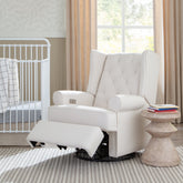 Harbour Electronic Recliner and Swivel Glider - Cream Eco-Weave Rocking Chairs NAMESAKE 