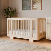 Yuzu 8-in-1 Convertible Crib with All-Stages Conversion Kits | Washed Natural Cribs & Toddler Beds Babyletto 