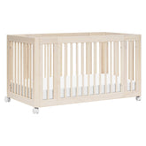 Yuzu 8-in-1 Convertible Crib with All-Stages Conversion Kits | Washed Natural Cribs & Toddler Beds Babyletto 