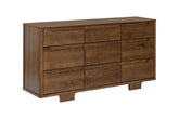 Yuzu 9-Drawer Assembled Dresser | Natural Walnut Dressers Babyletto 