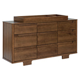 Yuzu 9-Drawer Assembled Dresser | Natural Walnut Dressers Babyletto 