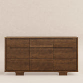 Yuzu 9-Drawer Assembled Dresser | Natural Walnut Dressers Babyletto 