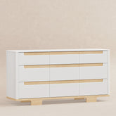 Yuzu 9-Drawer Assembled Dresser | White/Natural Dressers Babyletto 