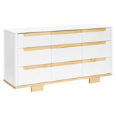 Yuzu 9-Drawer Assembled Dresser | White/Natural Dressers Babyletto White / Natural L 