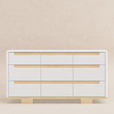 Yuzu 9-Drawer Assembled Dresser | White/Natural Dressers Babyletto 