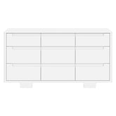 Yuzu 9-Drawer Assembled Dresser | White Dressers Babyletto White L 