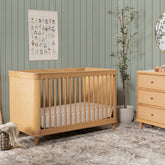 Marin with Cane 3-in-1 Convertible Crib | Honey Cribs & Toddler Beds Namesake 