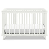 Marin with Cane 3-in-1 Convertible Crib | Warm White Cribs & Toddler Beds Namesake 