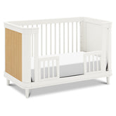 Marin with Cane 3-in-1 Convertible Crib | Warm White Cribs & Toddler Beds Namesake 