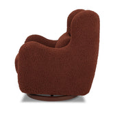 Solstice Swivel Glider in Teddy Loop | Crimson Rocking Chairs Nursery Works 