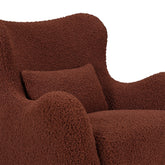 Solstice Swivel Glider in Teddy Loop | Crimson Rocking Chairs Nursery Works 