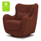 Solstice Swivel Glider in Teddy Loop | Crimson Rocking Chairs Nursery Works 