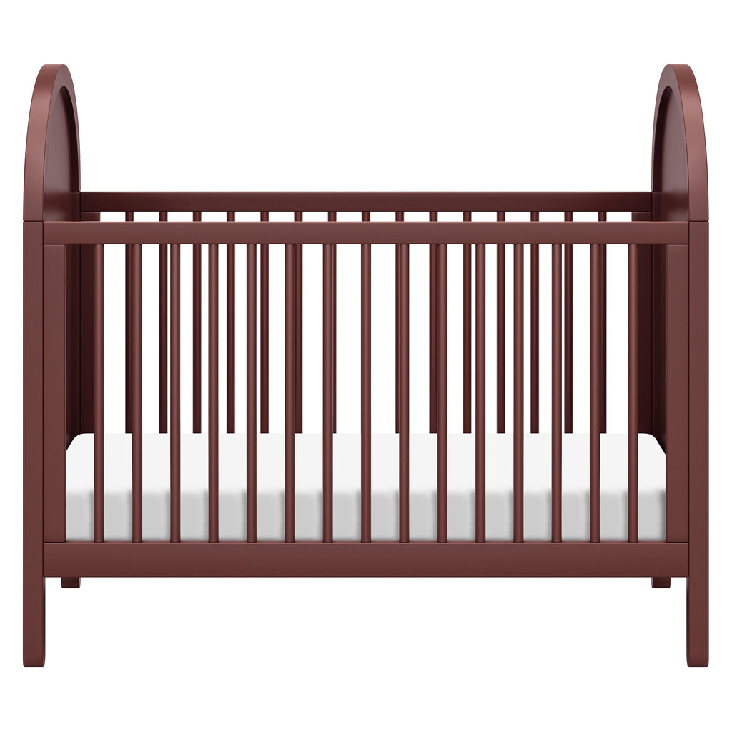 Bondi Cane 3-in-1 Convertible Crib | Crimson w/Natural Cane Cribs & Toddler Beds Babyletto Crimson with Natural Cane M 