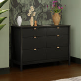 Bondi 6-Drawer Assembled Dresser | Black Dresser Babyletto 