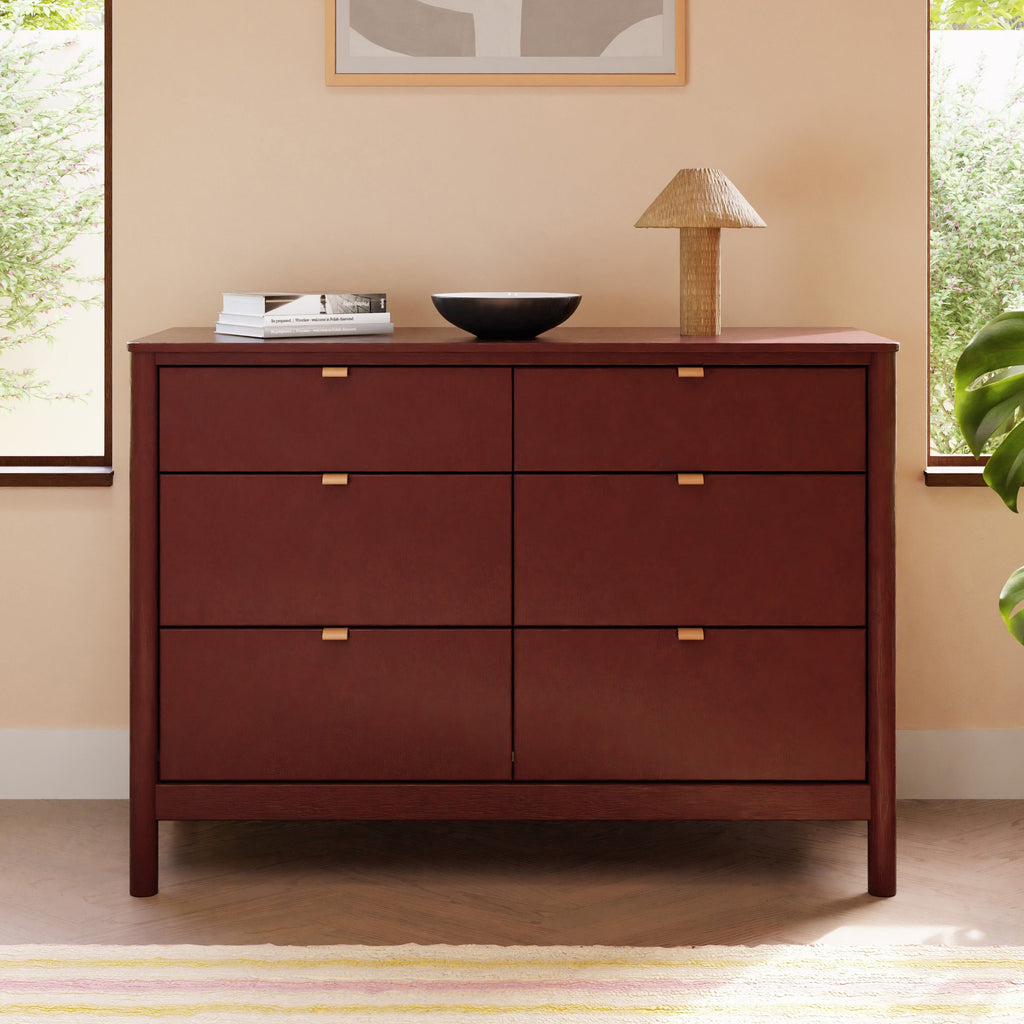 Bondi 6-Drawer Assembled Dresser | Crimson Dressers Babyletto 