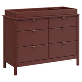 Bondi 6-Drawer Assembled Dresser | Crimson Dressers Babyletto 