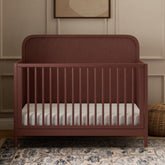 Brimsley Tambour 4-in-1 Convertible Crib | Crimson Cribs & Toddler Beds NAMESAKE 