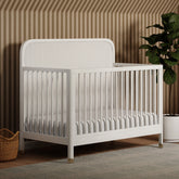 Brimsley Tambour 4-in-1 Convertible Crib | Warm White Cribs & Toddler Beds NAMESAKE 