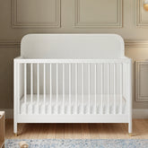 Brimsley Tambour 4-in-1 Convertible Crib | Warm White Cribs & Toddler Beds NAMESAKE 