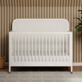 Brimsley Tambour 4-in-1 Convertible Crib | Warm White Cribs & Toddler Beds NAMESAKE 