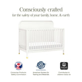 Brimsley Tambour 4-in-1 Convertible Crib | Warm White Cribs & Toddler Beds NAMESAKE 