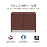 Brimsley Tambour 6-Drawer Assembled Dresser Dressers NAMESAKE 