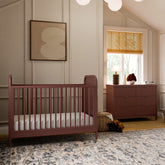 Brimsley Tambour 3-in-1 Convertible Crib | Crimson Cribs & Toddler Beds NAMESAKE 