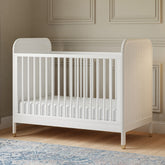 Brimsley Tambour 3-in-1 Convertible Crib | Warm White Cribs & Toddler Beds NAMESAKE 