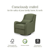 Devon Recliner and Swivel Glider | Olive Boucle Rocking Chairs NAMESAKE 