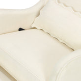 Devon Recliner and Swivel Glider | Performance Ivory Eco-Basketweave Rocking Chairs NAMESAKE 