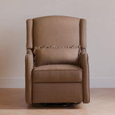 Devon Recliner and Swivel Glider | Performance Dusty Rose Eco-Basketweave Rocking Chairs NAMESAKE 