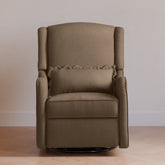 Devon Recliner and Swivel Glider | Performance Truffle Eco-Basketweave Rocking Chairs NAMESAKE 