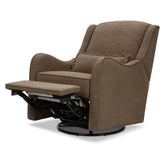 Devon Recliner and Swivel Glider | Performance Truffle Eco-Basketweave Rocking Chairs NAMESAKE 