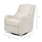 Devon Recliner and Swivel Glider | Ivory Boucle Rocking Chairs NAMESAKE 