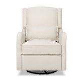 Devon Recliner and Swivel Glider | Ivory Boucle Rocking Chairs NAMESAKE 