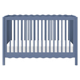 Swell 4-in-1 Convertible Crib with Toddler Bed Conversion Kit | Cove Blue Cribs & Toddler Beds Babyletto Cove Blue M 