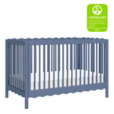 Swell 4-in-1 Convertible Crib with Toddler Bed Conversion Kit | Cove Blue Cribs & Toddler Beds Babyletto 