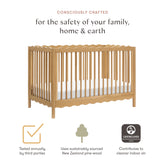 Swell 4-in-1 Convertible Crib with Toddler Bed Conversion Kit | Honey Cribs & Toddler Beds Babyletto 