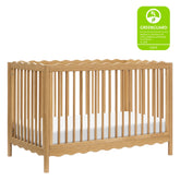 Swell 4-in-1 Convertible Crib with Toddler Bed Conversion Kit | Honey Cribs & Toddler Beds Babyletto 