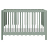 Swell 4-in-1 Convertible Crib with Toddler Bed Conversion Kit | Light Sage Cribs & Toddler Beds Babyletto 