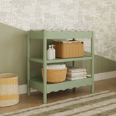 Swell Changing Table | Light Sage Changing Tables & Trays Babyletto 