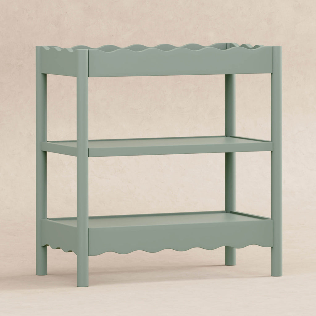 Swell Changing Table | Light Sage Changing Tables & Trays Babyletto 