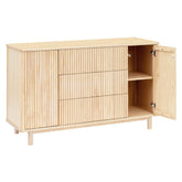 Pogo Tambour Assembled Dresser | Blonde Dressers Babyletto 