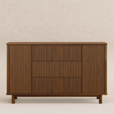 Pogo Tambour Assembled Dresser | Natural Walnut Dressers Babyletto Natural Walnut L 