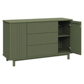 Pogo Tambour Assembled Dresser | Olive Dressers Babyletto 